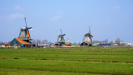 景观的风车荷兰图片
