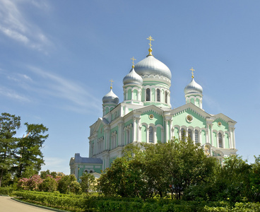 在 Diveevo，俄罗斯修道院