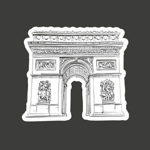 凯旋门的设计图片