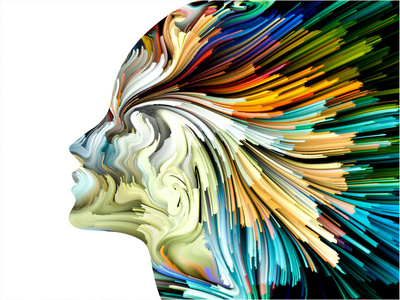 心灵绘画抽象照片