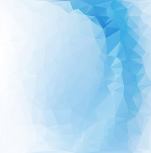 蓝白色多边形马赛克背景,矢量插画,创意业务设计模板照片