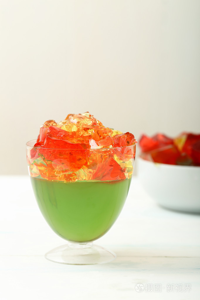 多彩的多维数据集中的水果果冻照片-正版商用图片1iw6m7-摄图新视界