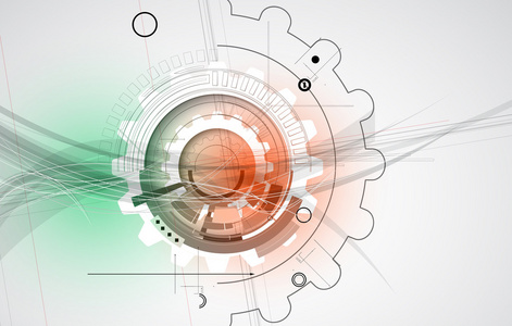 新未来技术概念抽象背景