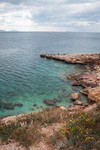 雅典附近的海景