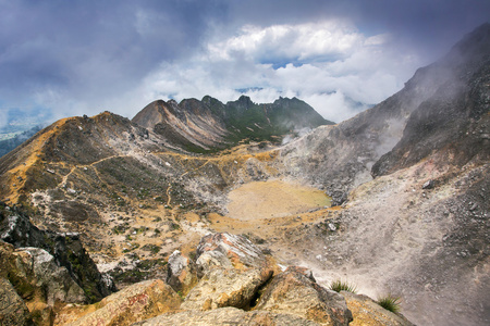 在印度尼西亚苏门答腊北部克火山