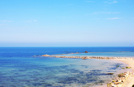 海滩和美丽的大海