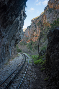 Cog 铁路 Vouraikos 峡谷