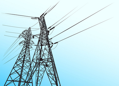 电力传输照片