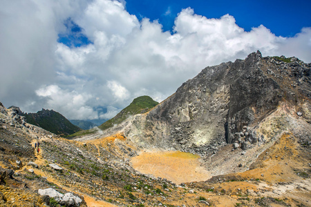 在印度尼西亚苏门答腊北部克火山