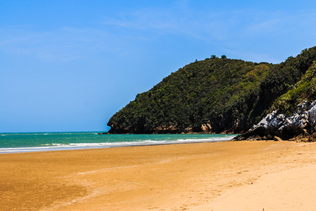 自然场景热带海滩 大海和天空。考 Kalok，泰国