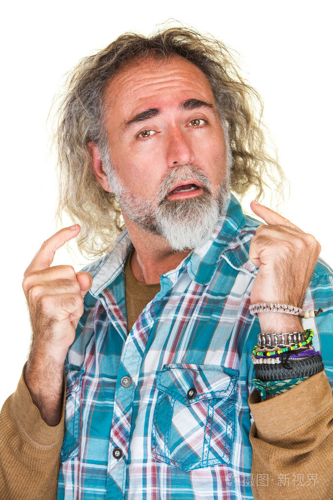 傲慢的中年男人