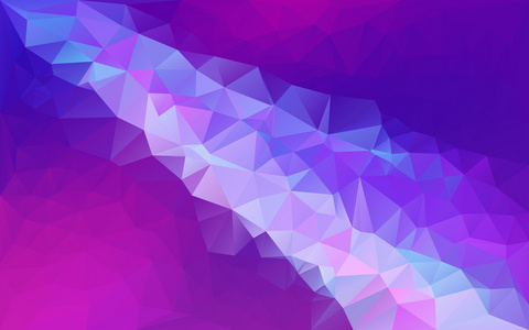 抽象的多边形背景蓝色和紫色