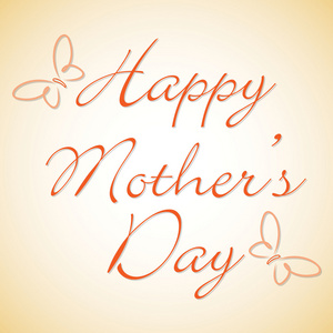 母亲节快乐一天蝴蝶牌在矢量格式蝴蝶母亲`英文字母表的第19个字母