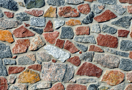 抽象背景与石头砌的墙