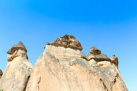 在 capadocia 的岩石群