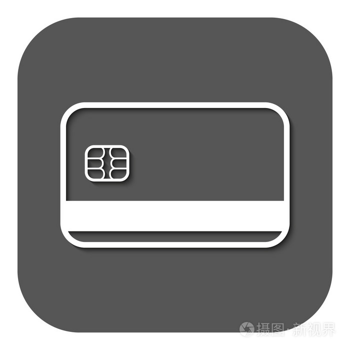 信用卡图标.银行卡符号插画-正版商用图片1ixocr-摄图新视界