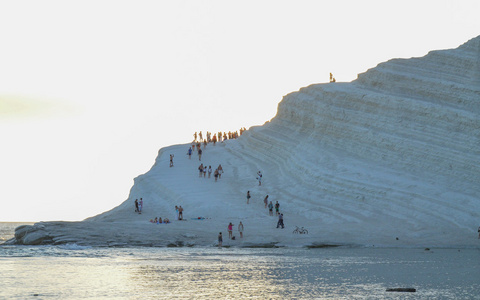 scala dei turchi，西西里岛，意大利