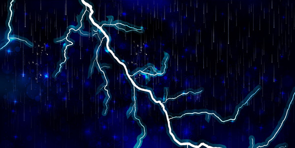 打雷打雷下雨背景照片
