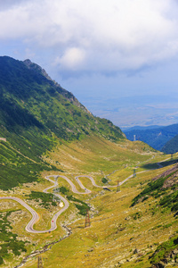 罗马尼亚喀尔巴阡山路 transfagarasan