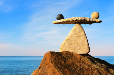 石头上均衡