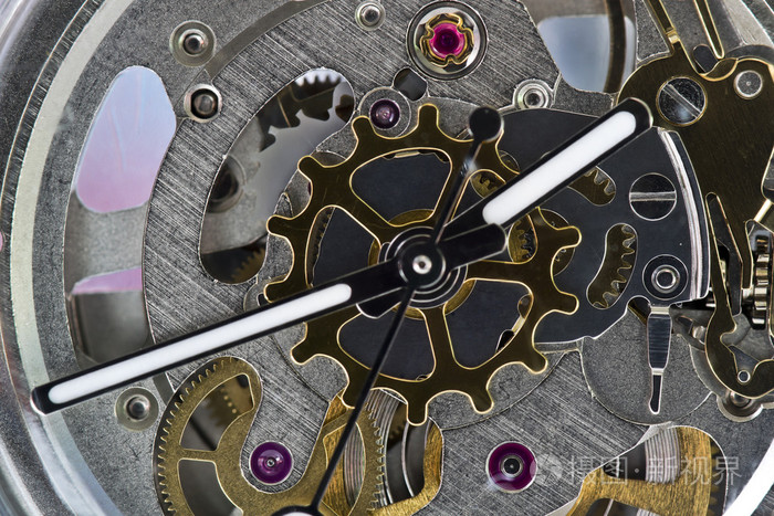 发条齿轮手表表盘