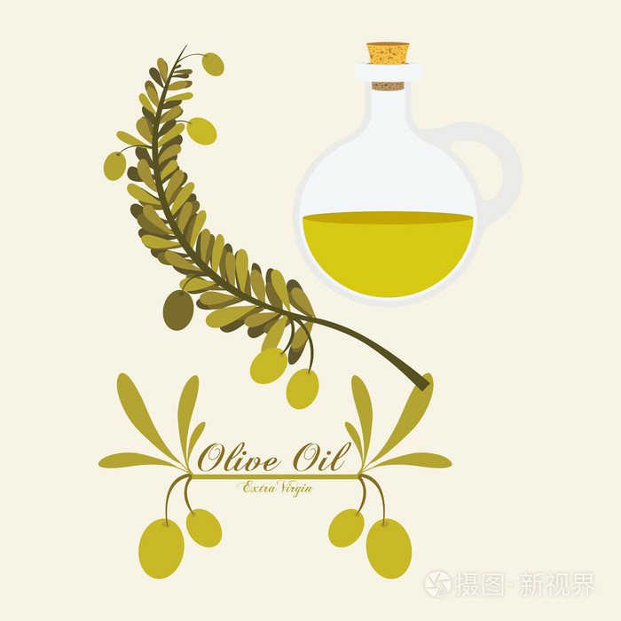 橄榄油设计插画-正版商用图片1iygc5-摄图新视界