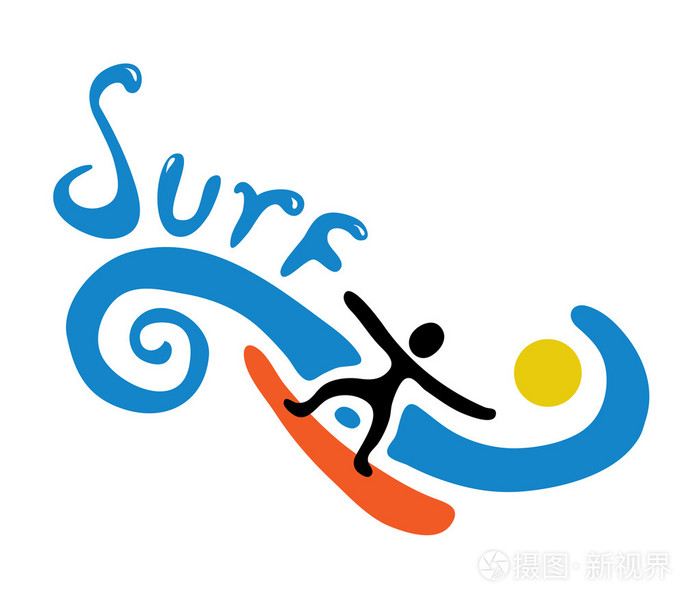 冲浪者的波矢量图