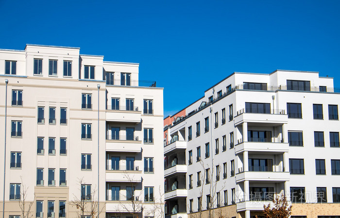 现代公寓在柏林街区