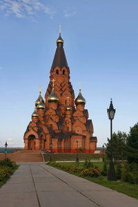 东正教大教堂 1。叶尼塞河
