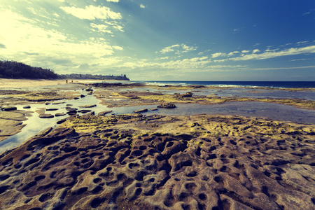 阳光海岸的昆士兰州海岸线