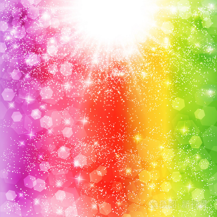 光彩虹背景