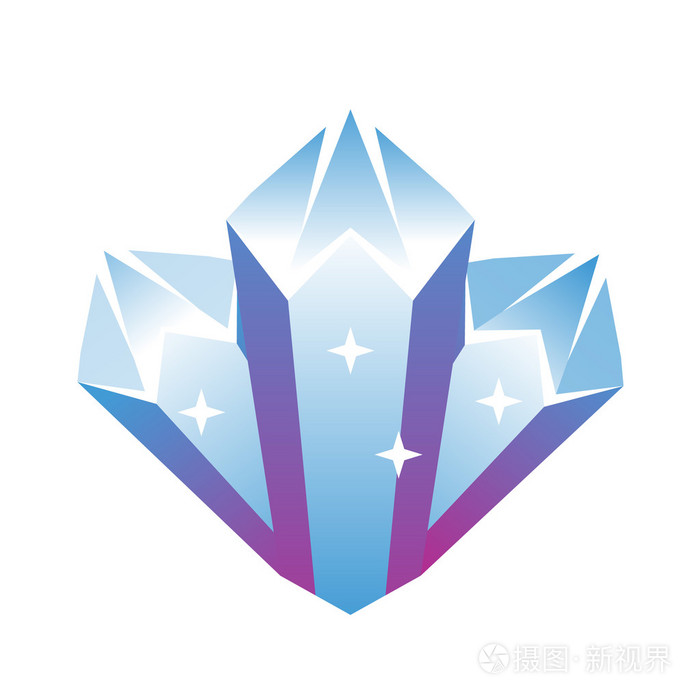 矢量水晶图标