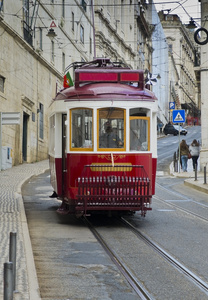 在里斯本区，里斯本里斯本电车