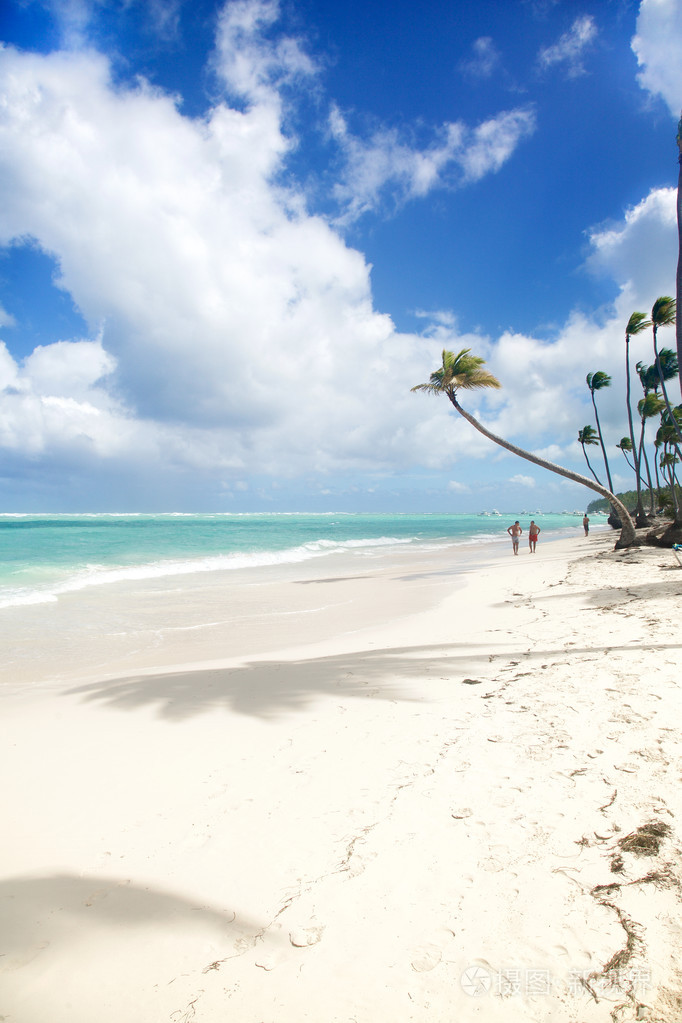 热带天堂白沙滩