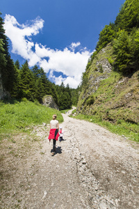 青藏高山深谷