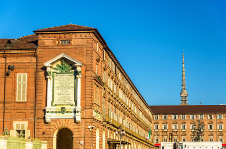 皇家军械库和皇家图书馆在都灵意大利