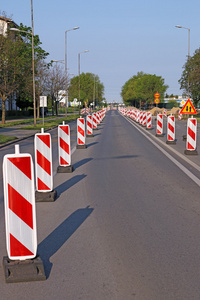 道路工程标志上街头道路建设