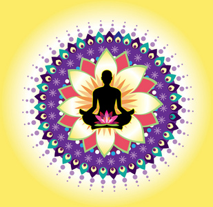 太极圈瑜伽图标照片