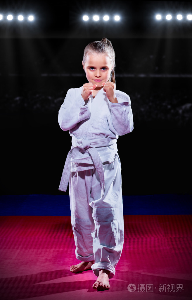 小女孩合气道战斗机