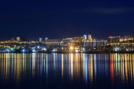 符拉迪沃斯托克 海参崴，俄罗斯的夜景