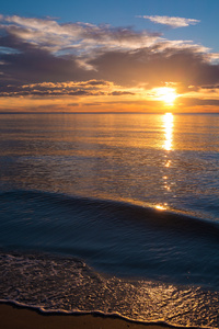 地中海海滩日出