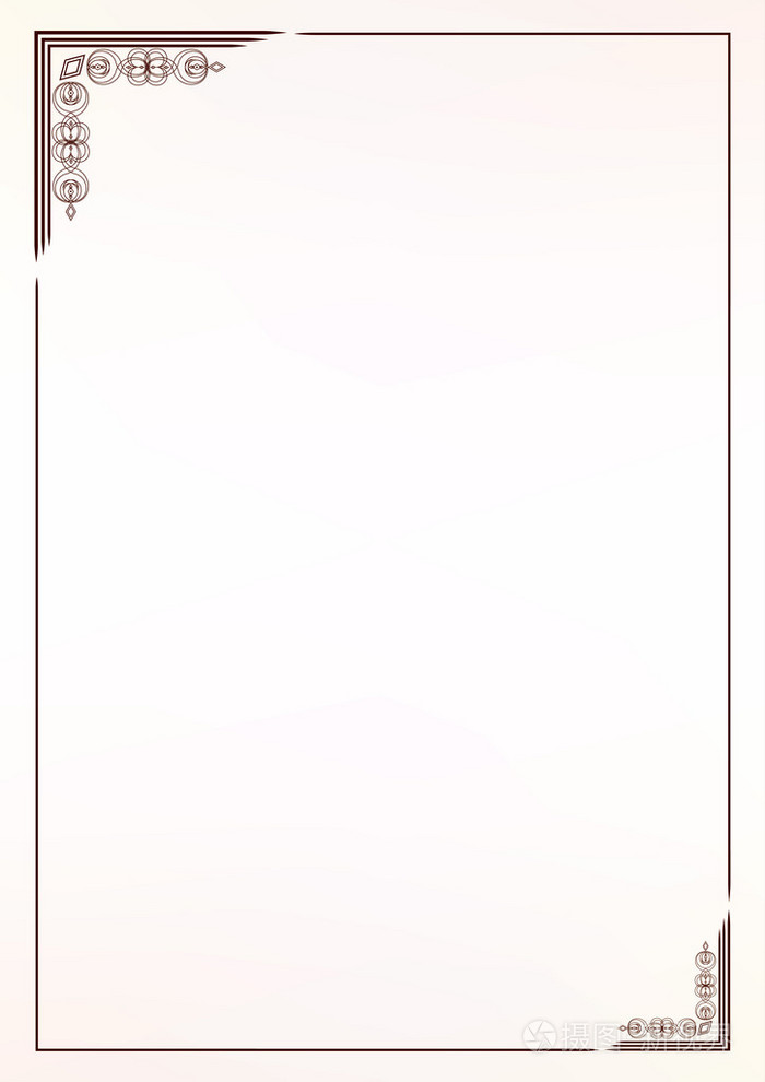 矢量复古边框