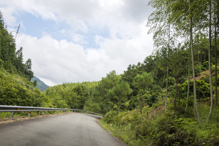 山区公路背景