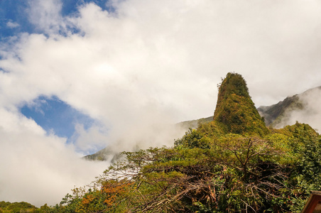 Iao 针，在毛伊岛，夏威夷，美国 Iao 谷