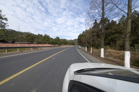 山区公路背景