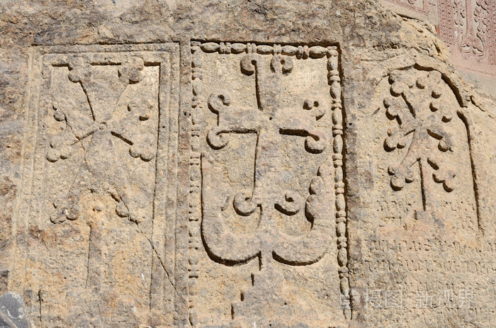 石与石 (十字架) 和亚美尼亚甲骨文, 格加尔德修道院, 基督教艺术