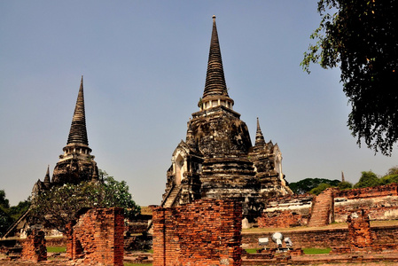 泰国大城 Wat Phra Si Sanphet