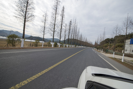 山区公路背景