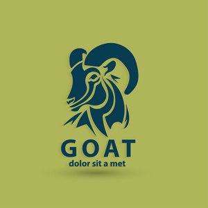 山羊徽标图片
