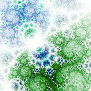 多彩的分形涡旋形纹理，数码艺术作品的创意图形设计